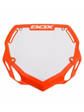 Box Two Number Plate Orange